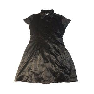 Vintage Wanted Women’s Cover Up Dress Black Button Down | Size - 7